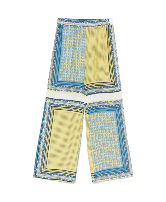 pantalon-jaune-imprime-graphique