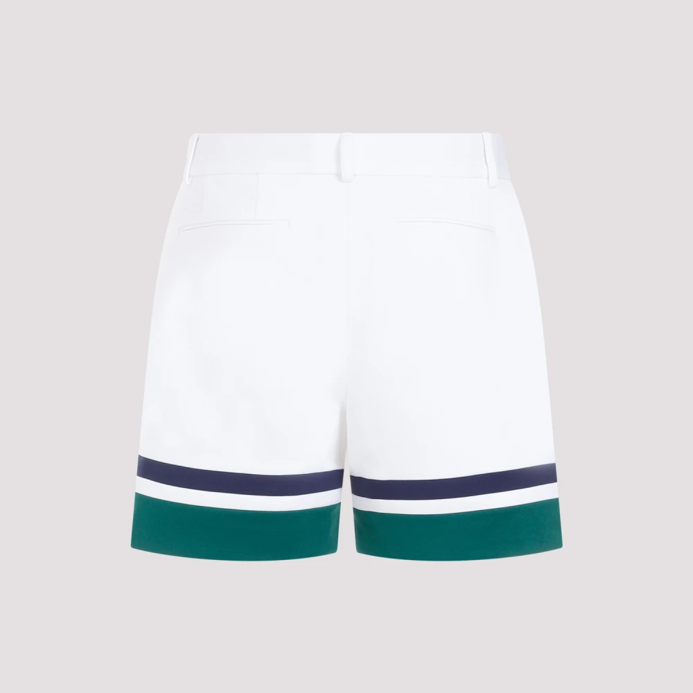 Casablanca Witte Tailoring Shorts met Strepen White Heren