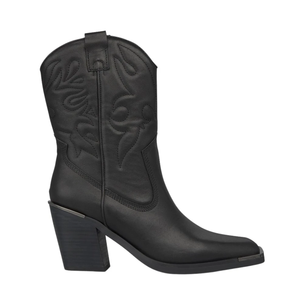 Alma EN Pena Square Toe Cowboy Boot Black, Dam