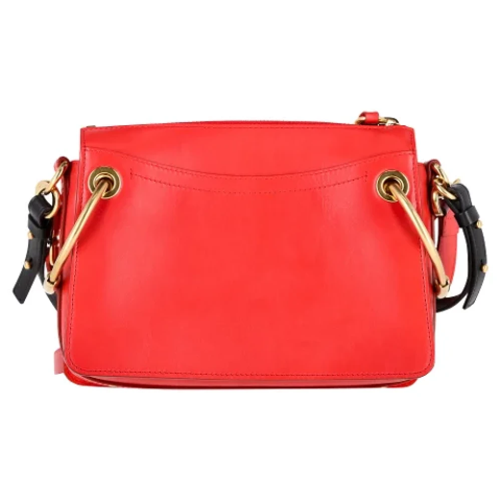 Chloé Pre-owned Leather shoulder-bags Red Dames