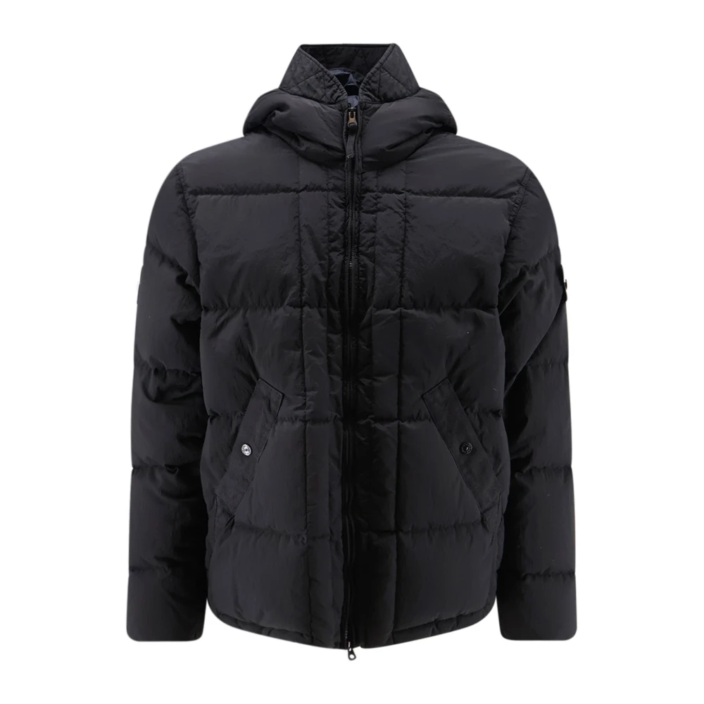 Stone Island Padded Jacket - Male - Winter Jackets - Black - L - Jackets - Image 9