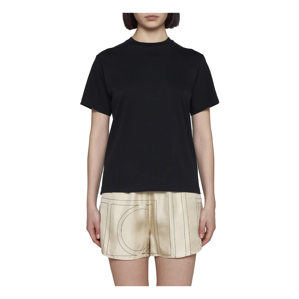 TotêMe Zwarte T-shirts en Polos Black Dames