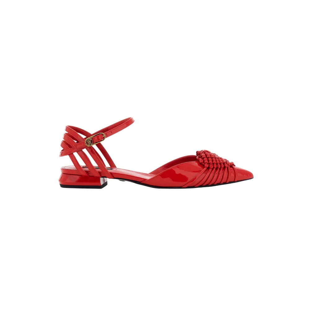 Roberto Cavalli Donna Rosso Scarpe, 36 Eu, New,