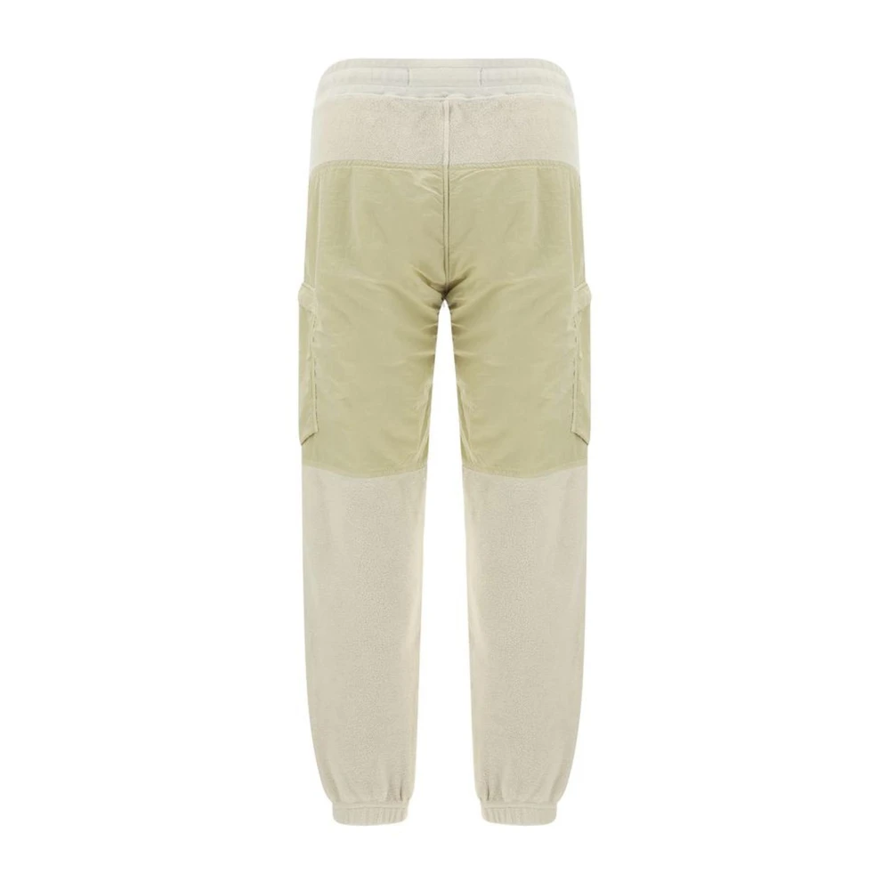Stone Island Boucle Effect Cargo Pocket Joggers Beige Heren