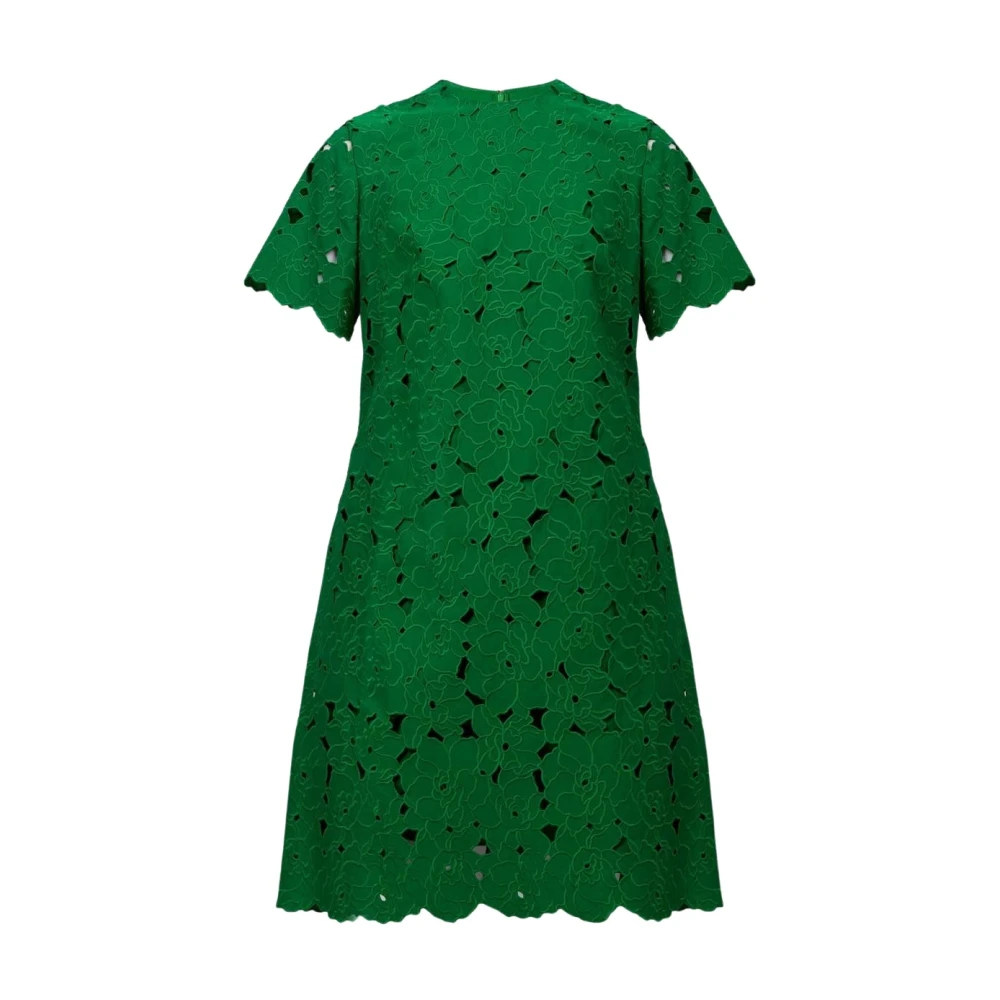 Erdem Groene Bloemrijke Geborduurde Minijurk Green Dames