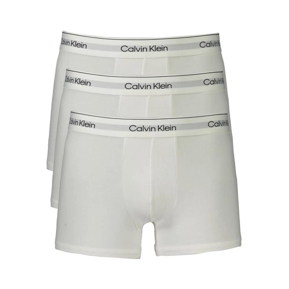Calvin Klein Men's White Cotton Underwear
