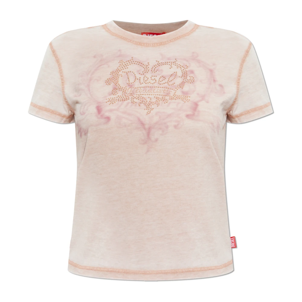 Diesel Donna Rosa Top, 2XS, New,