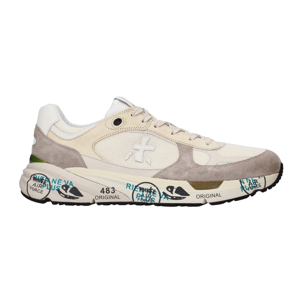 Premiata Men's Beige Mase 8018 Trainers - Sneakers - 8 Uk - Shoes