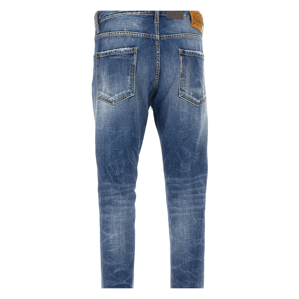 Dsquared2 Stijlvolle Denim Jeans Blue Heren