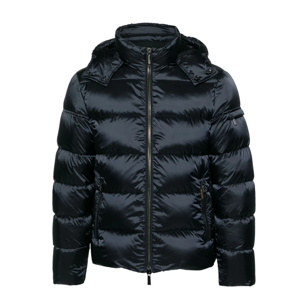 Moorer , Down Jackets, Male, Blue, 2XL, Brett Bomber Jacket - Image 3