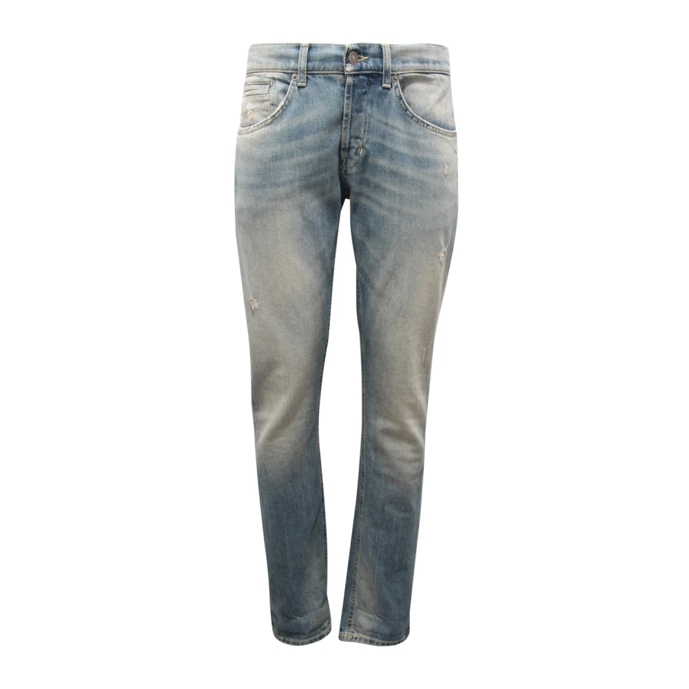Dondup Men's Blue Slim-Fit Jeans,, Skinny Fit Trousers Made In Italy W30
