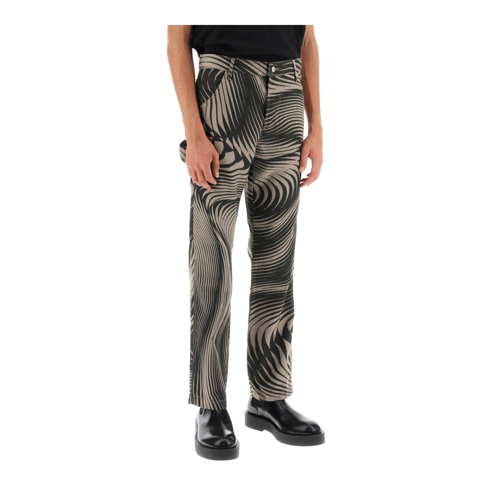 Dries Van Noten Slim-fit Trousers Multicolor Heren