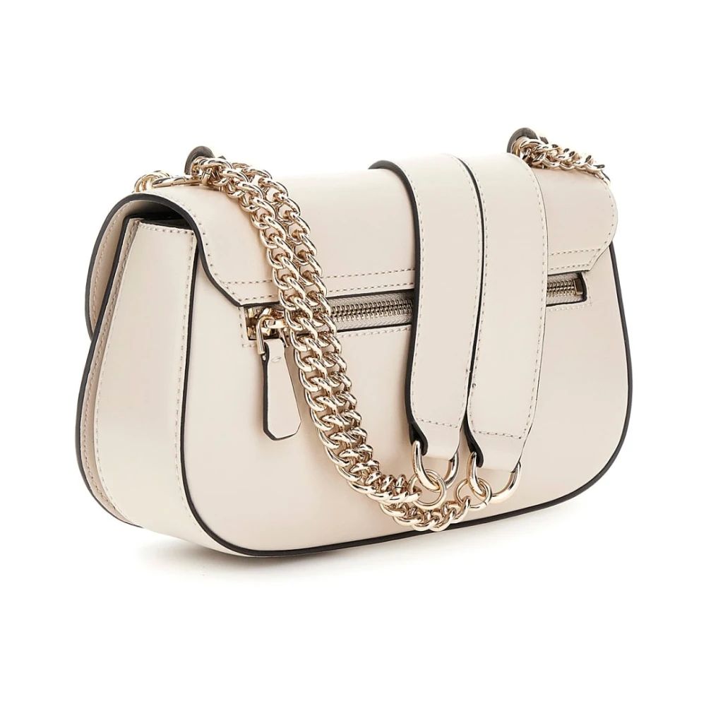 Guess Daryna 2 Compartiment Schoudertas White Dames