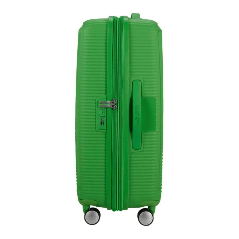 American Tourister Uitbreidbare Harde Schaal Spinner Bagage Green Unisex