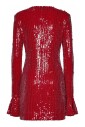robe-rouge-avec-poignets-evases-et-logo-r