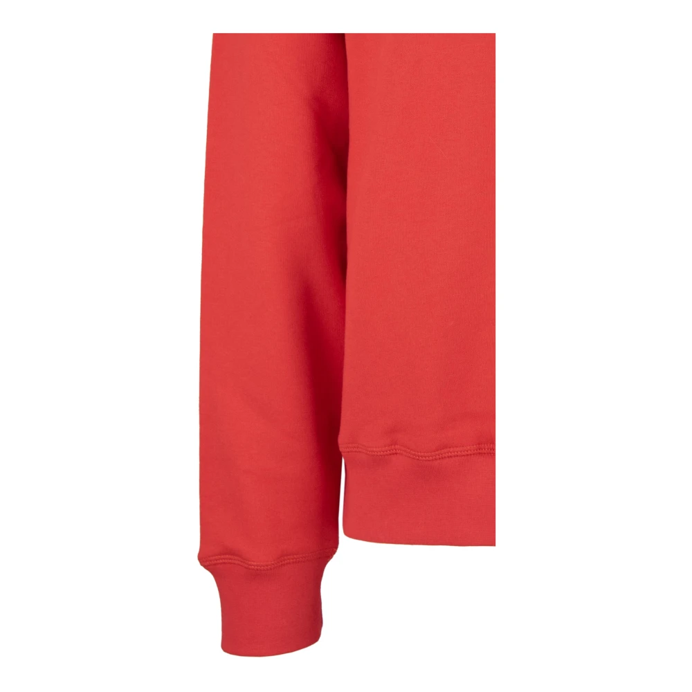 Dsquared2 Hoodie met verstelbaar trekkoord Red Heren
