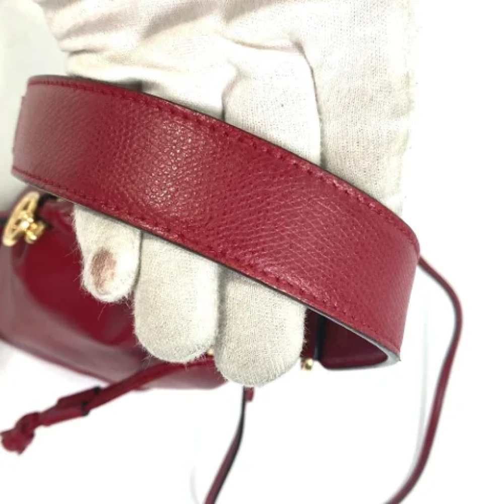 Fendi Vintage Pre-owned Leather fendi-bags Red Dames