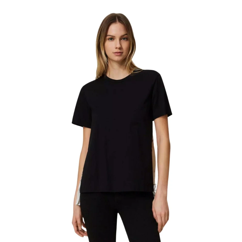 Twinset Zwarte Twin-Set Shirt Black Dames