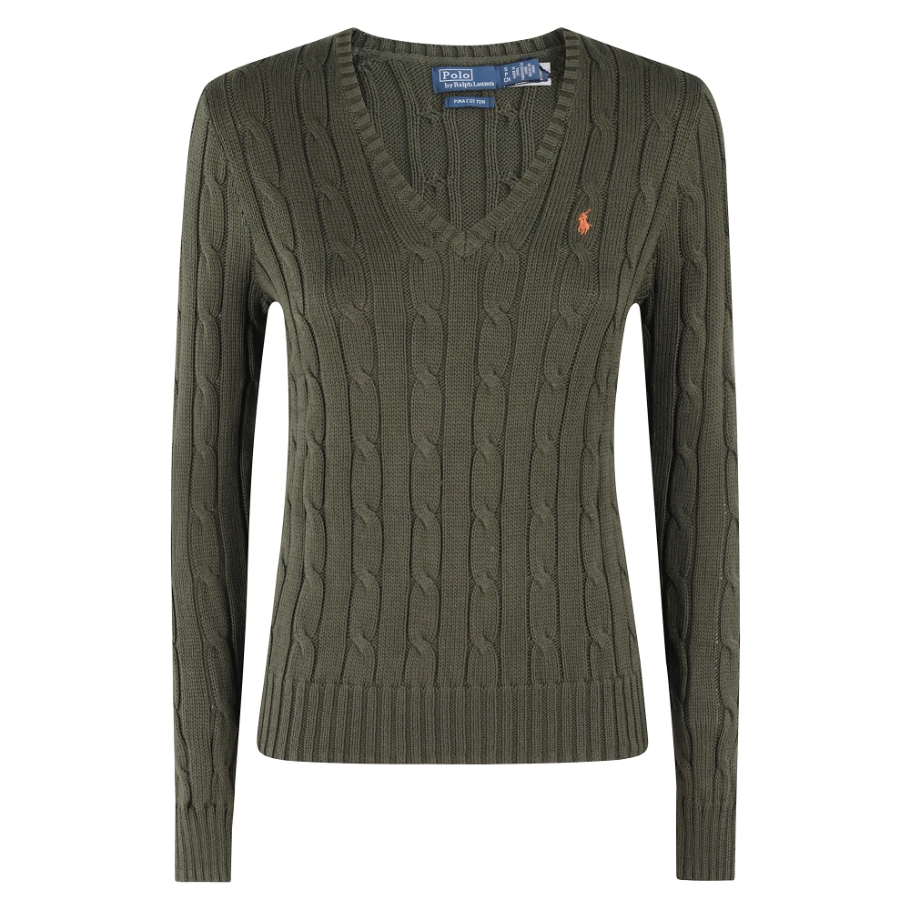 Polo Ralph Lauren Kimberly Gebreide Trui Green Dames