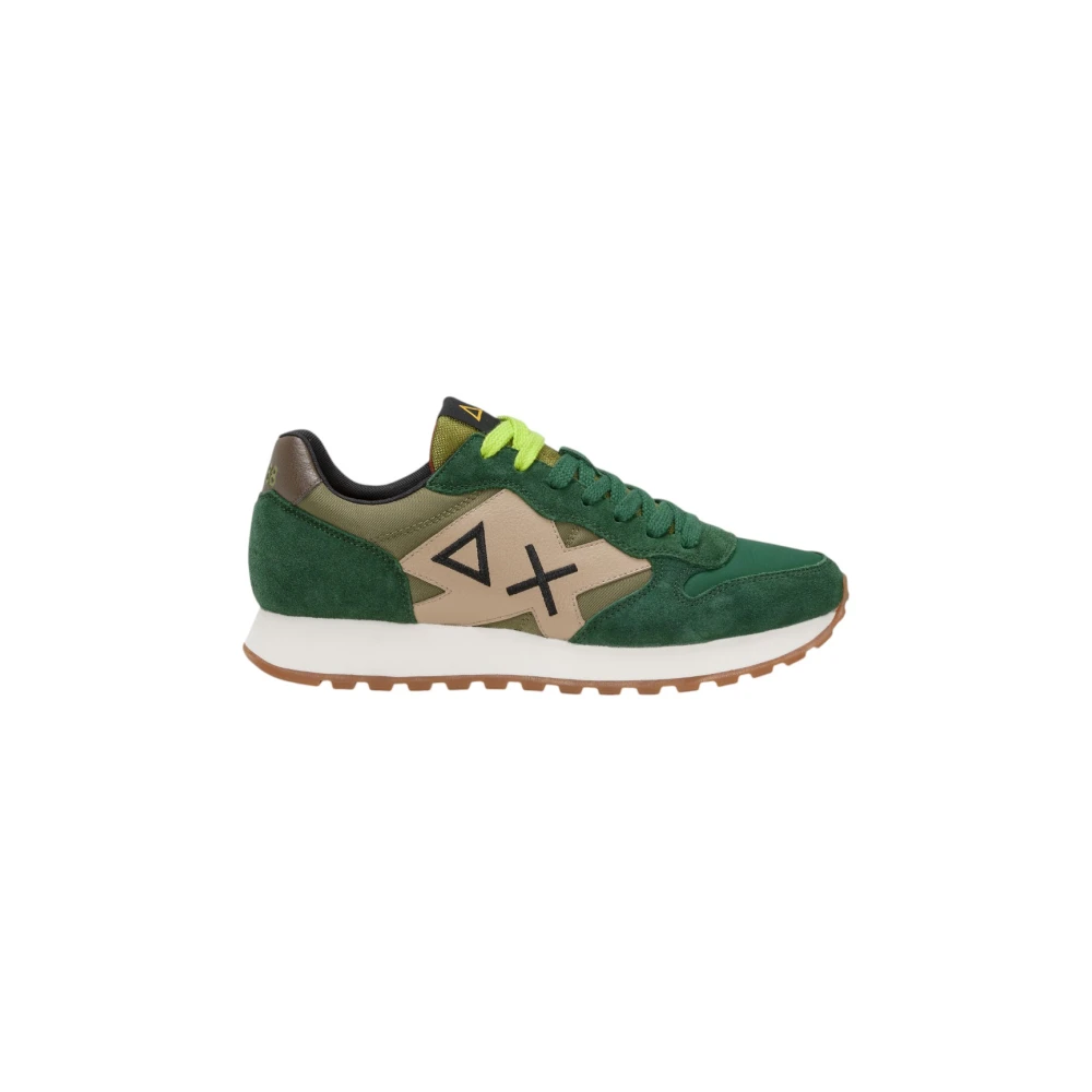 Sun68 Grön Mörk Bicolor Sneakers Green, Herr