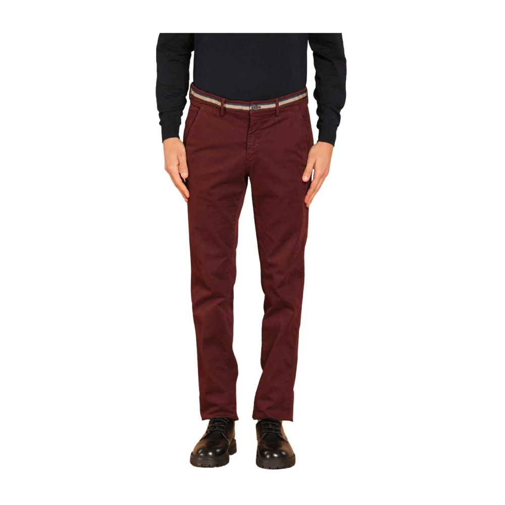 Mason's Winter Heren Chino Broek Slim Fit Red Heren