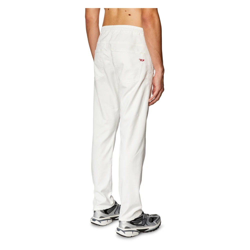 Diesel Tapered 2030 D-Krooley Joggjeans White Heren