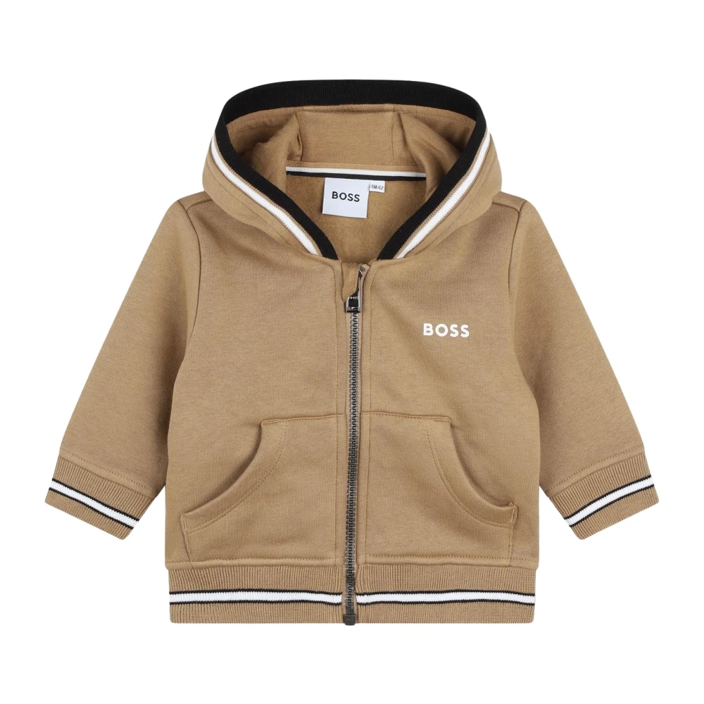 Hugo Boss Beige Bomull Huvtröja Beige, Pojke