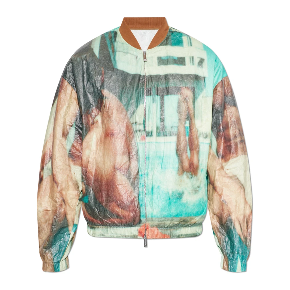 Dsquared2 Men's Multicolor Bomber Jackets, M, Bomber Jacket