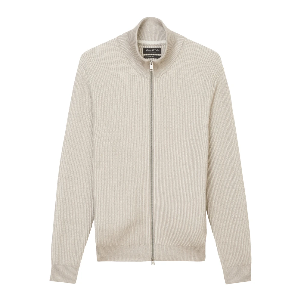 Marc O'Polo Ritssluiting vest normaal Gray Heren