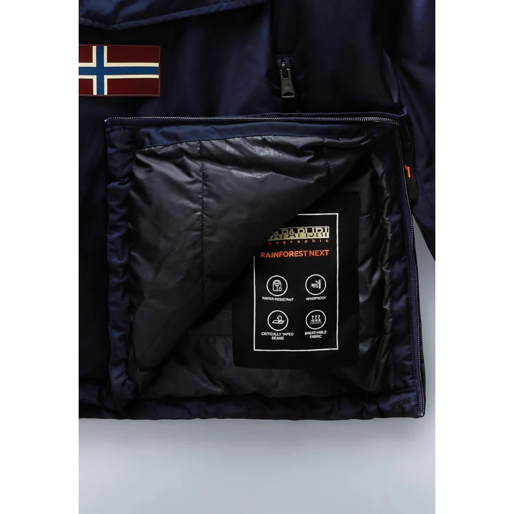 Napapijri Rainforest Next Anorak Jas Blue Heren