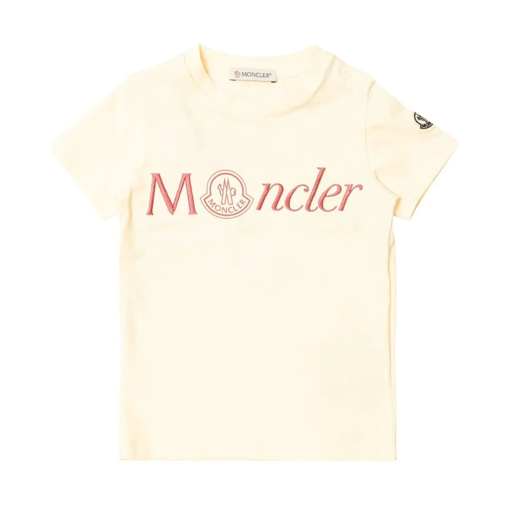 Moncler Barn T-Shirt SS - Trendy Kollektion White, Unisex