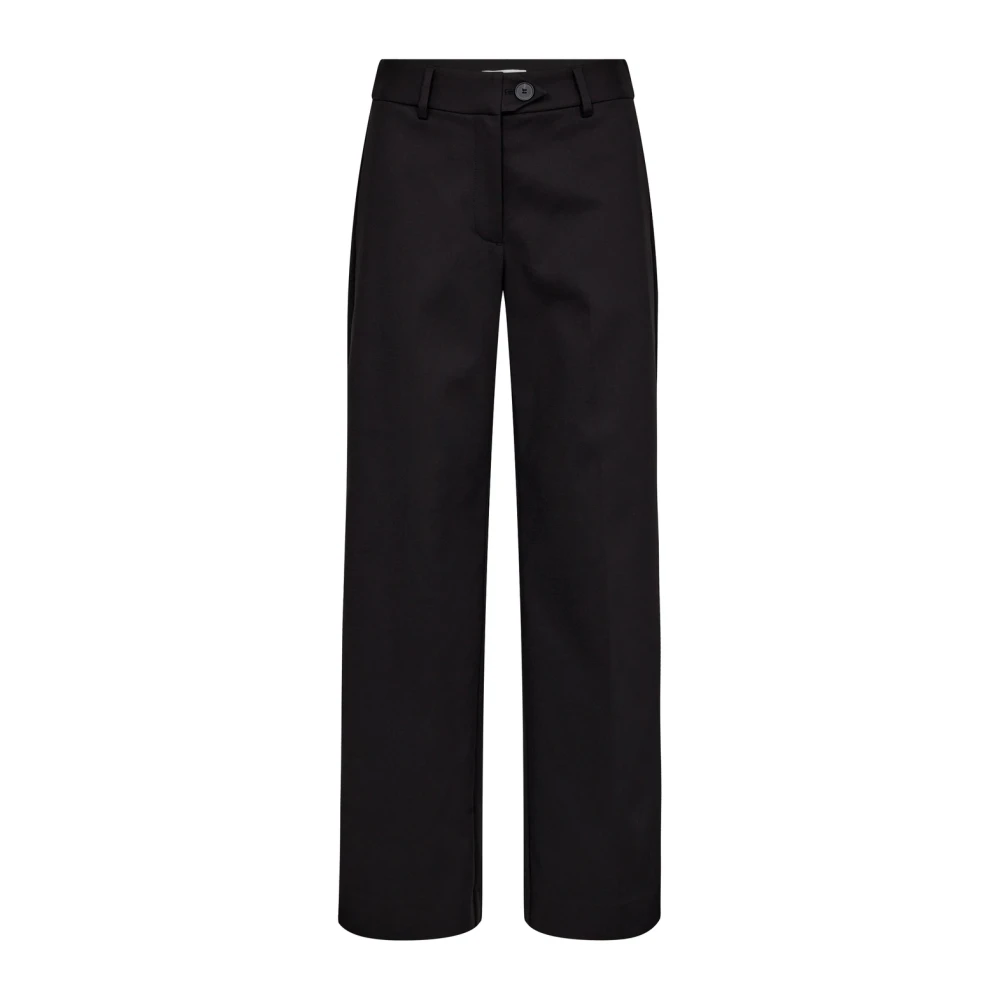 Co'Couture Zwarte Wijde Pijp Jurkbroek Black Dames