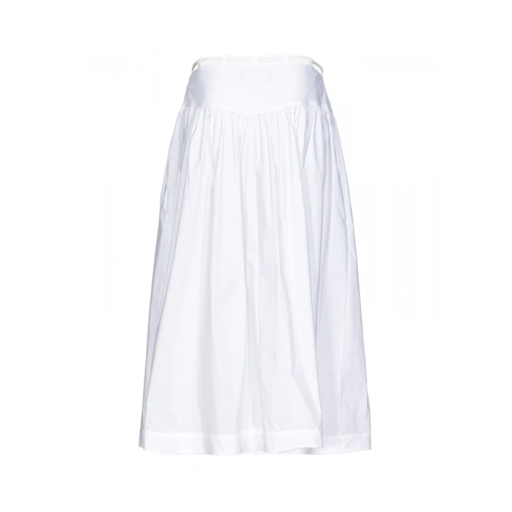 pinko Grinch Witte Midi Rok White Dames