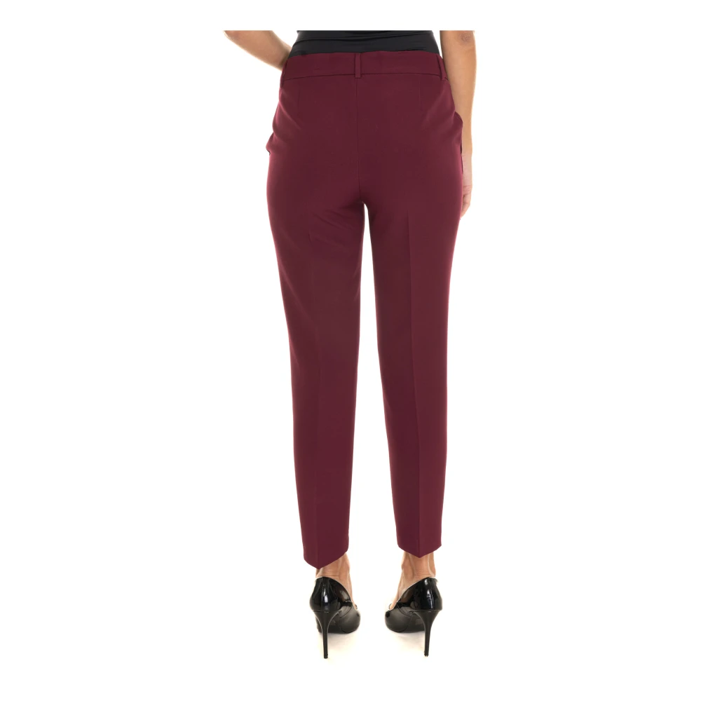 Liu Jo Chino met knoopsluiting rechte pijp Red Dames