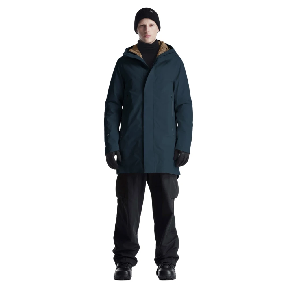 Krakatau Winter Waterdichte Planck Voering Parka Blue Heren