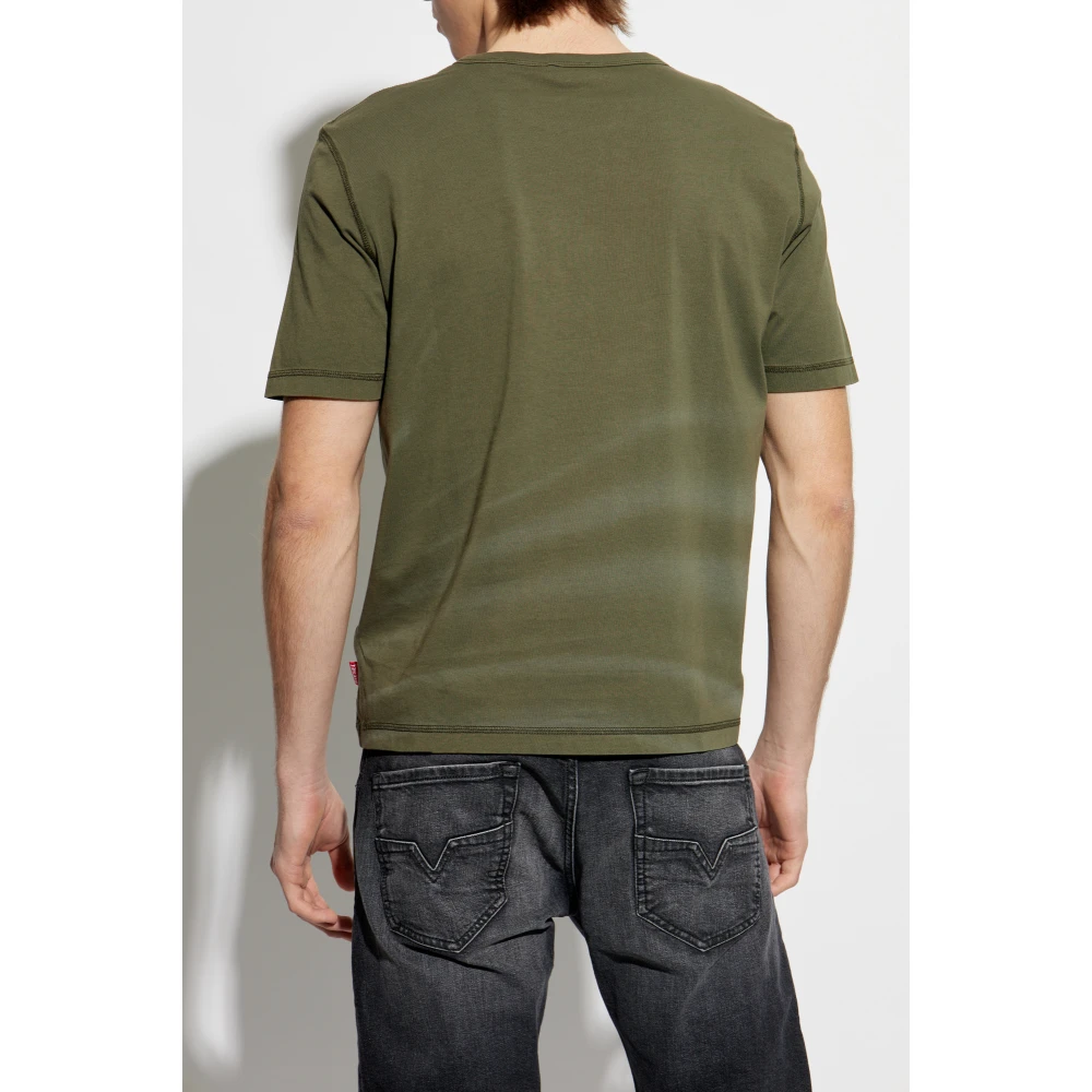 Diesel T-shirt T-Adjust-R13 Green Heren