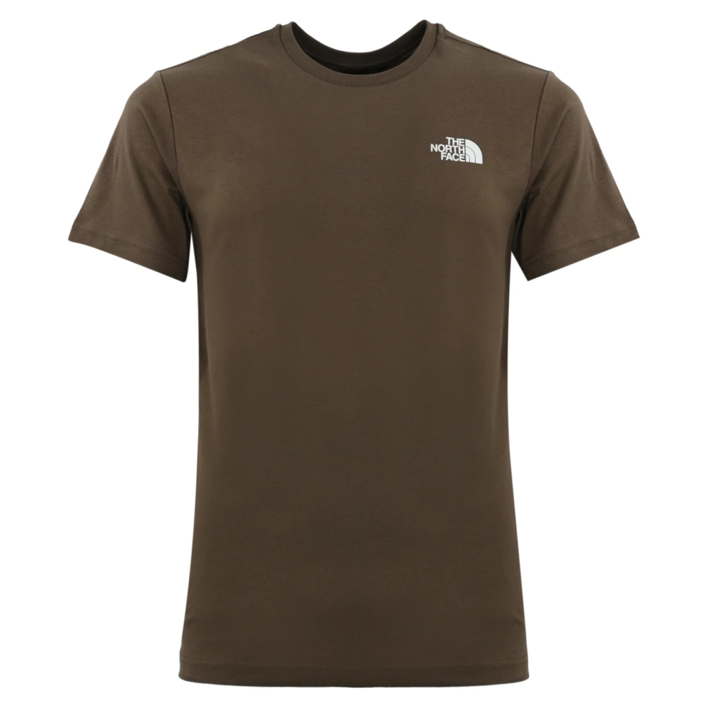 The North Face Heren Bedrukt T-shirt Bruin Katoen Brown Heren