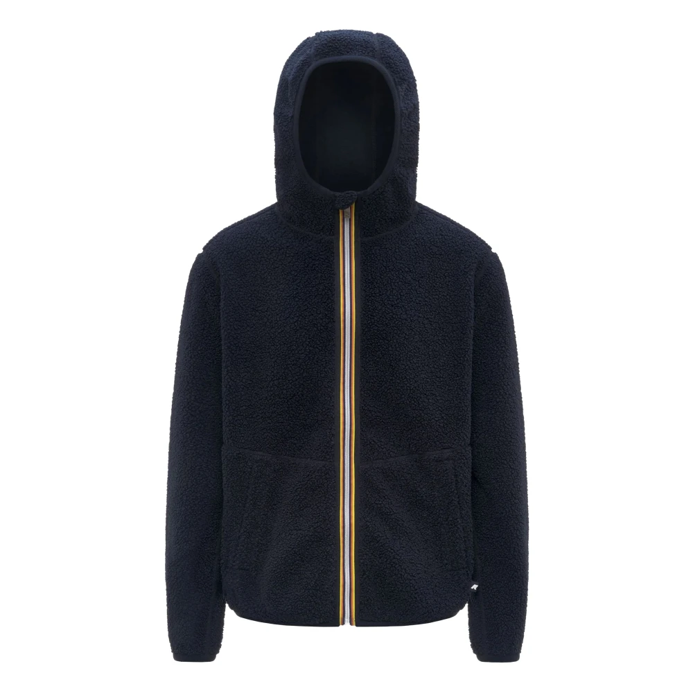 K-Way Uomo Blu Uomini, Giacche Invernali, Jack Sherpa Polar Double K3132nw, (L) - Immagine 3
