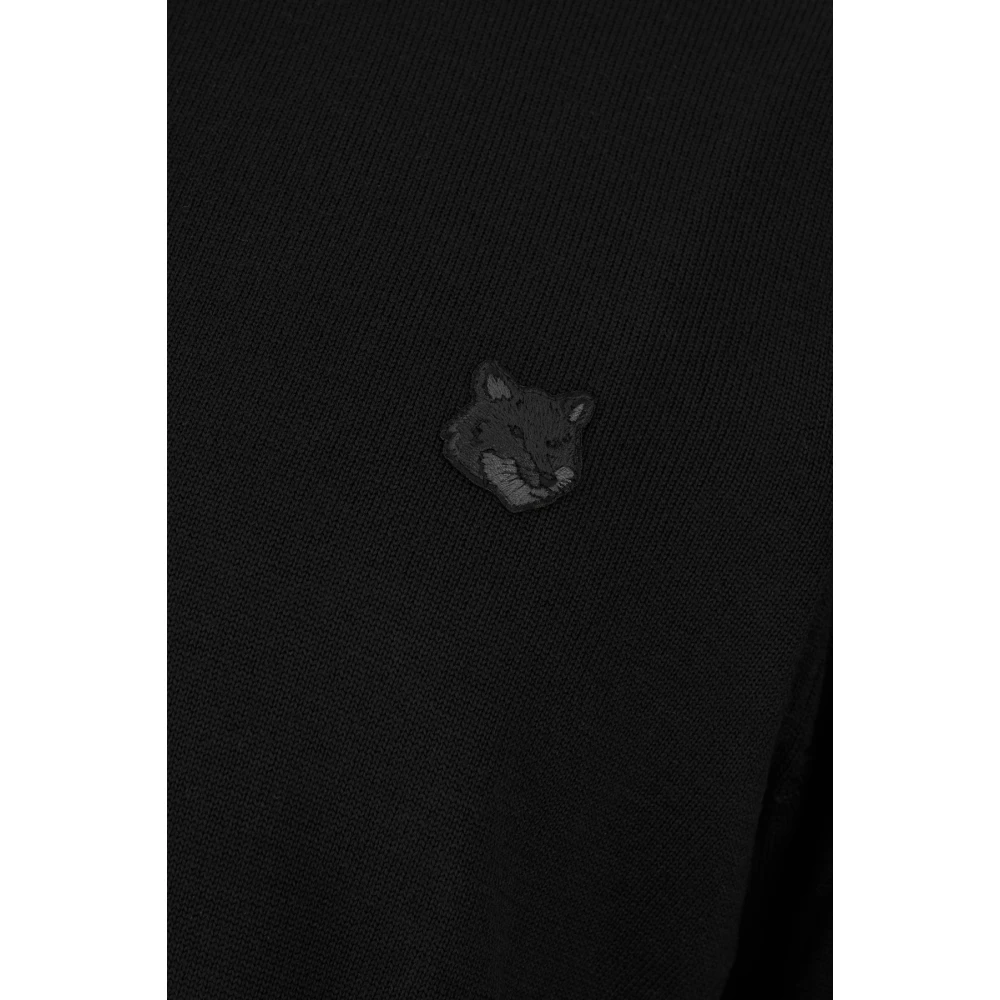 Maison Kitsuné Stijlvolle Gebreide Kleding Collectie Black Heren