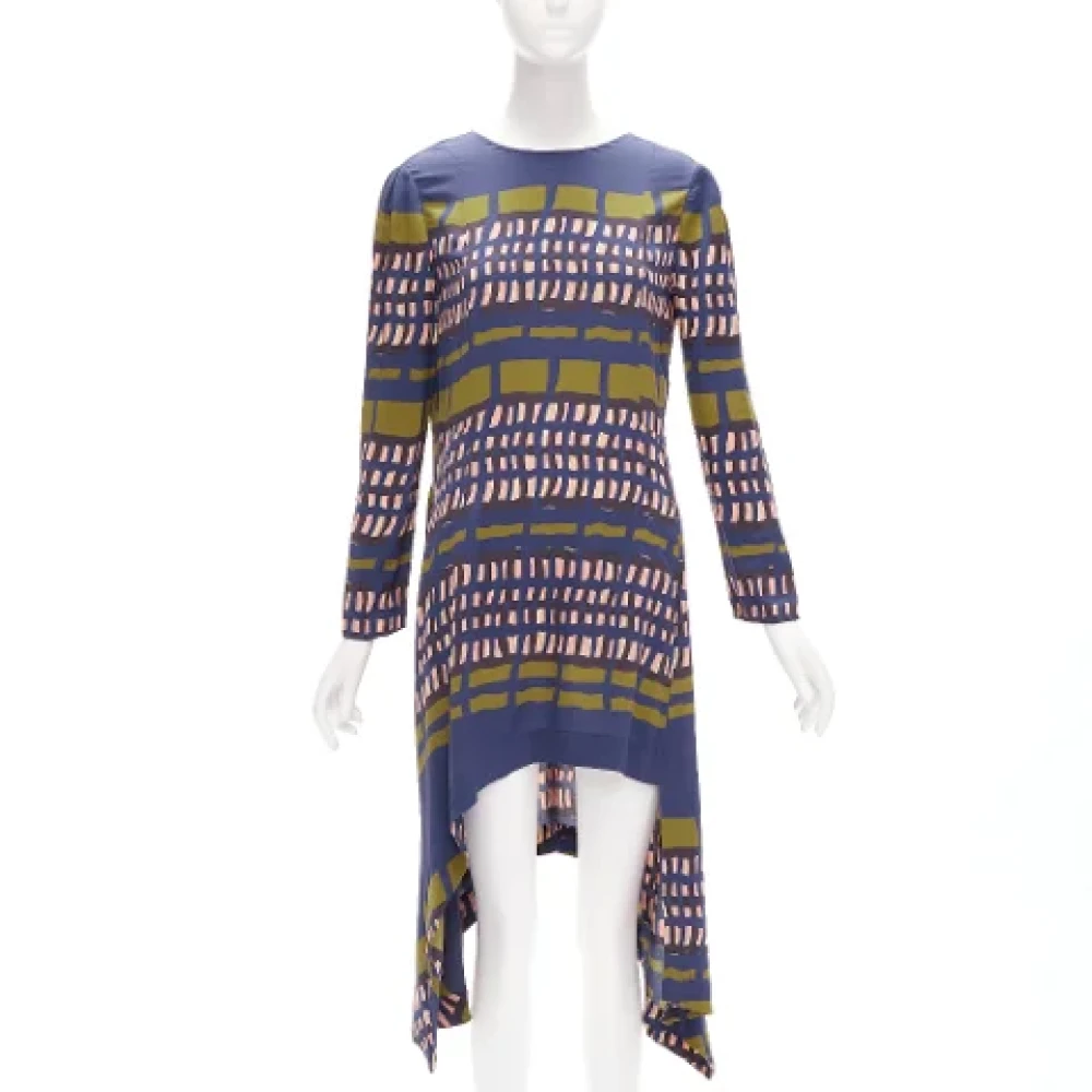 Marni Pre-owned Silk dresses Multicolor Dames