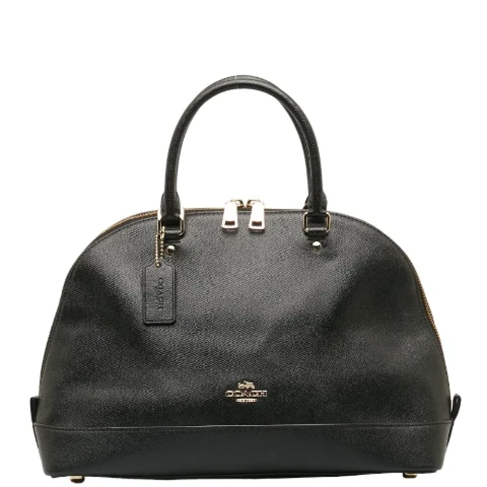 Coach Pre-owned Leather handbags Black Dames