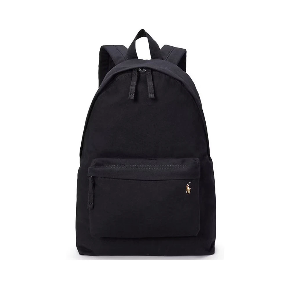Polo Ralph Lauren Uomo Nero Canvas Backpack