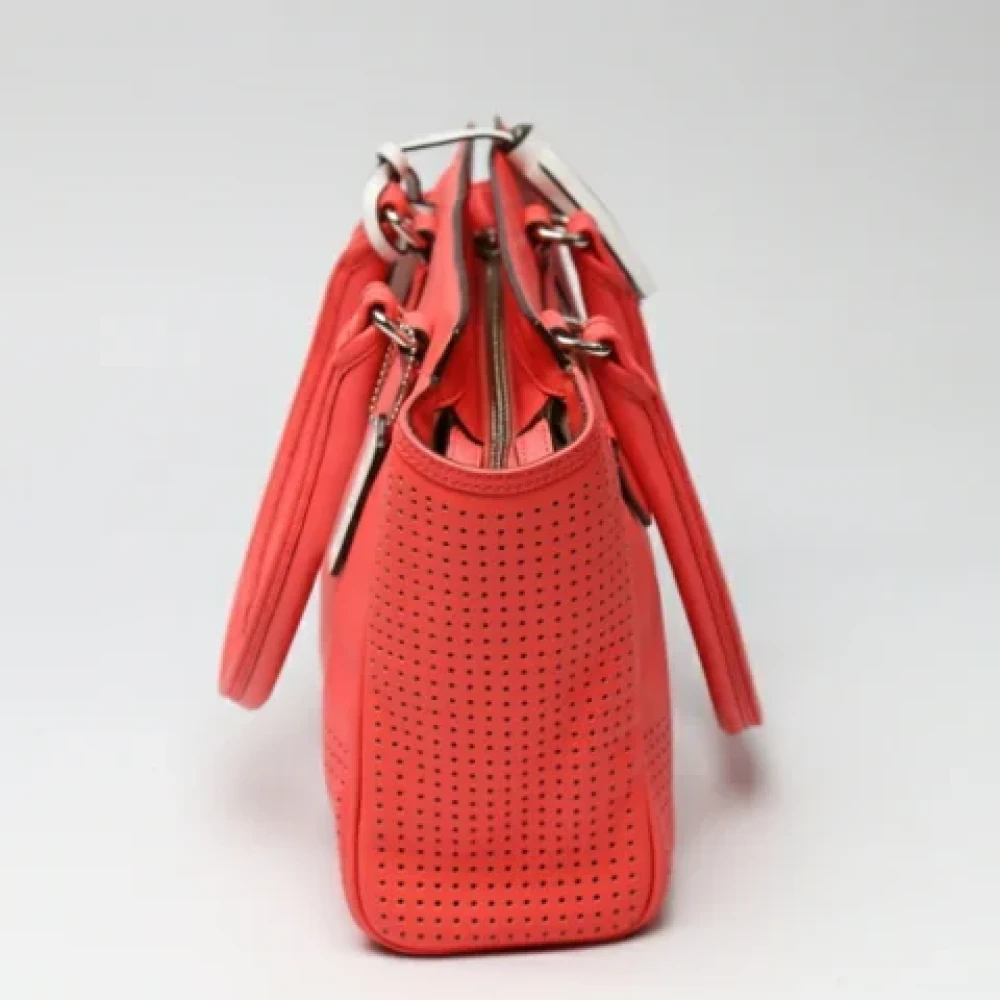 Coach Pre-owned Fabric handbags Orange Dames