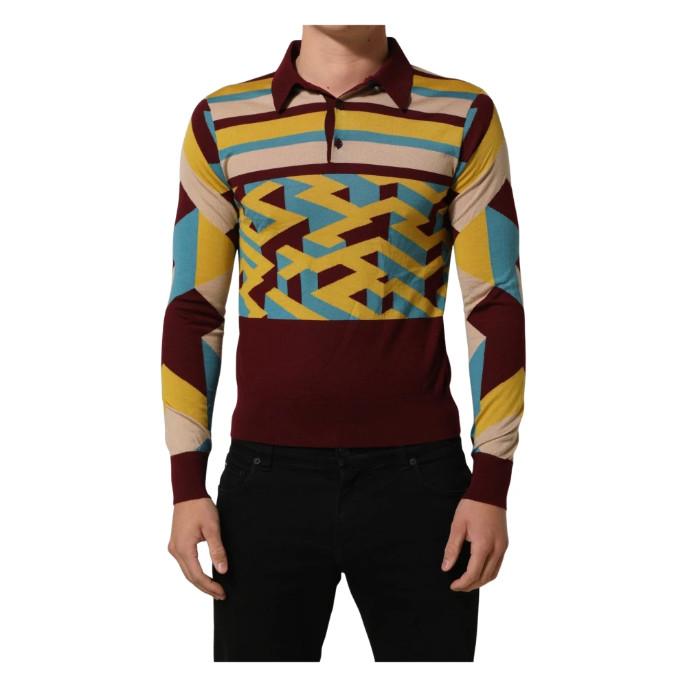 Dolce & Gabbana Uomo Multicolor - Maglione Girocollo - Tops - E - S