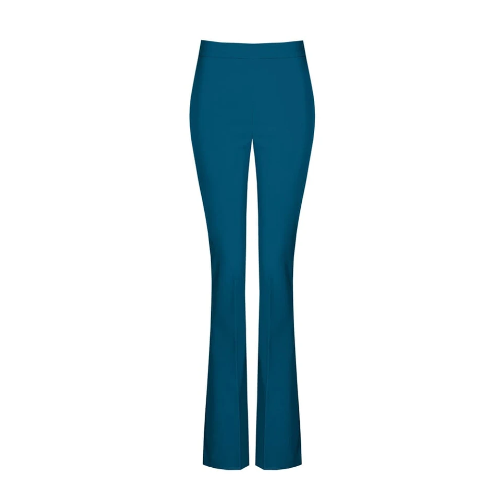 RINASCIMENTO High-Waisted Wijde Broek Blue Dames