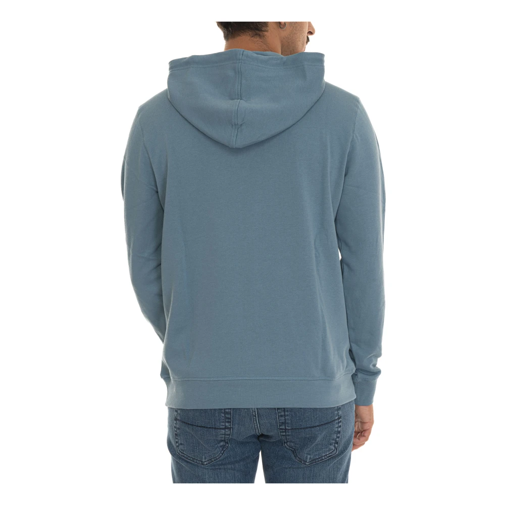 Boss Hoodie met zijlogo Blue Heren