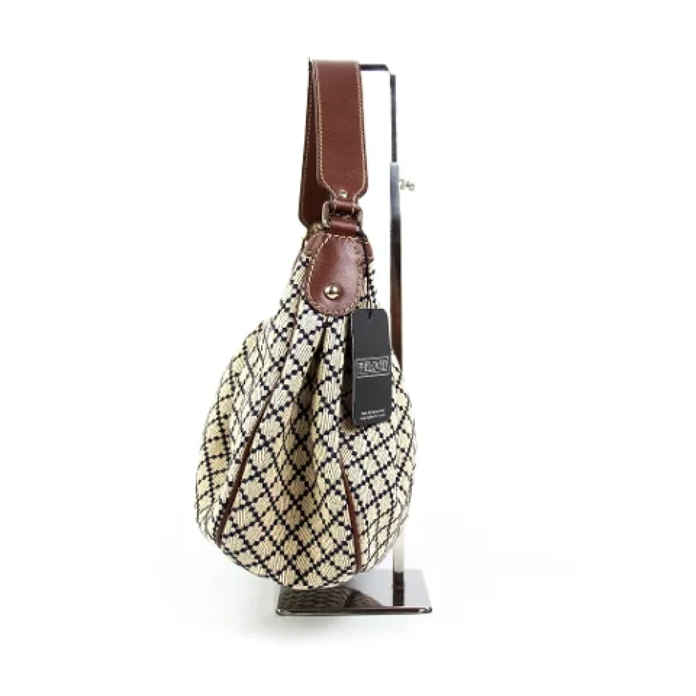 Gucci Vintage Pre-owned Fabric gucci-bags Beige Dames