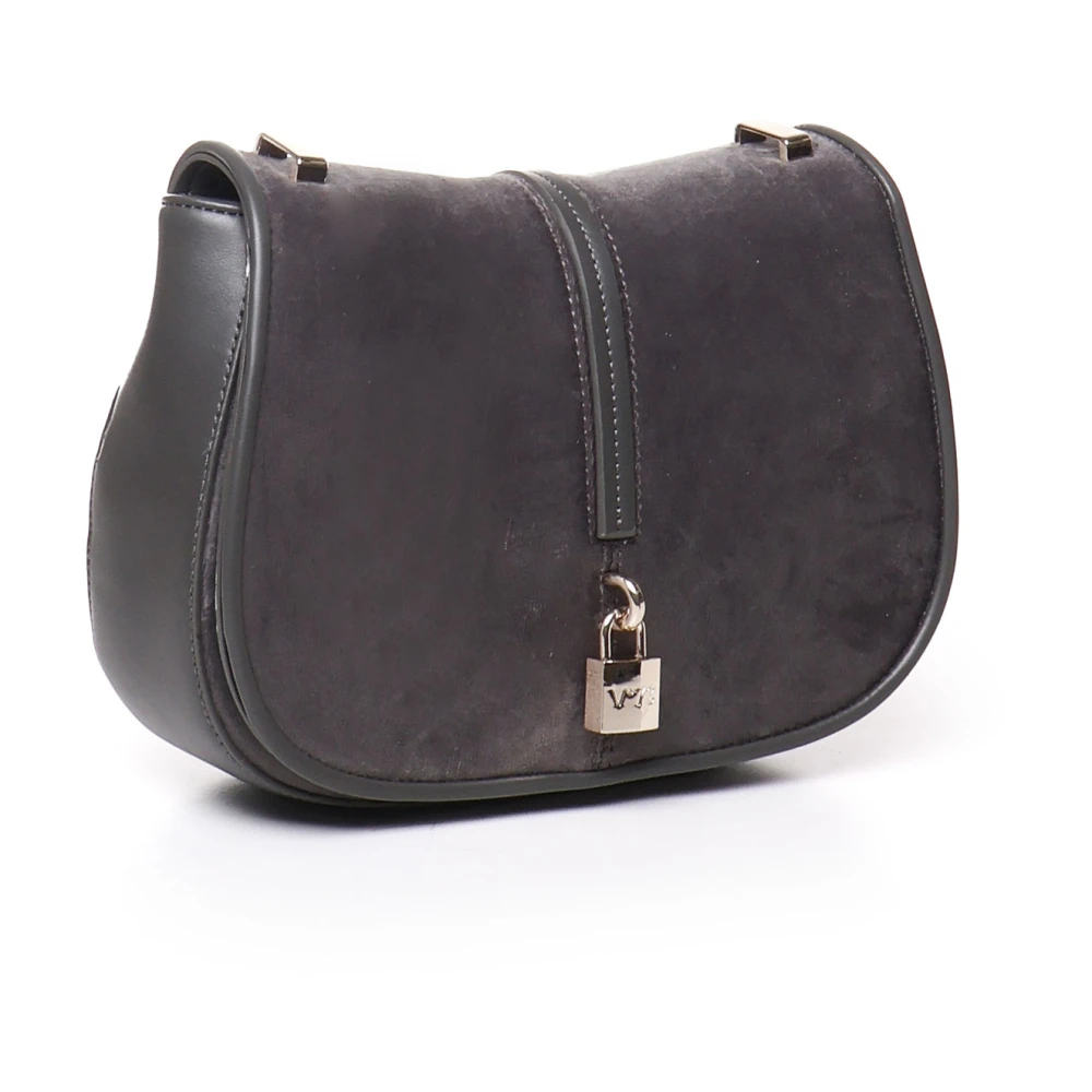 V73 Grijze Schoudertas met Klep Gray Dames