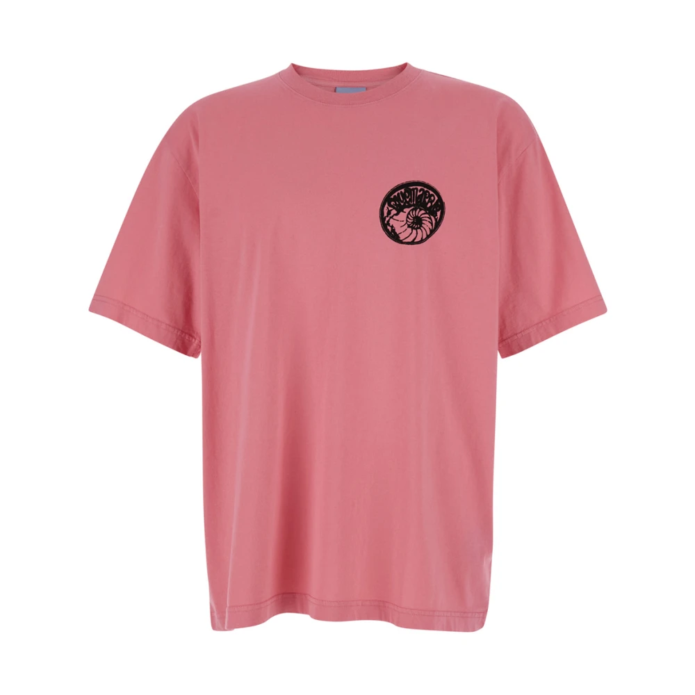 Bluemarble Roze Eye Shell Print T-shirt Pink Heren