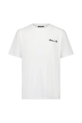 Vit Logotyp T-shirt